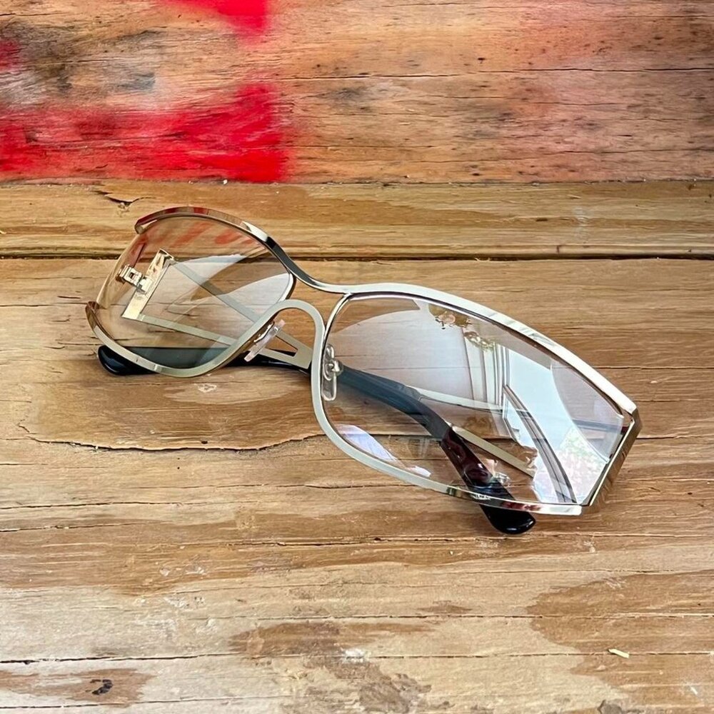 classy chrome trim sunglasses
